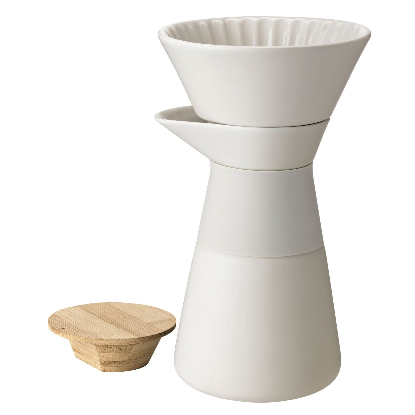 Stelton 0,6 stelton sand Kaffeekanne, THEO Kaffeefilterkanne Steingut l