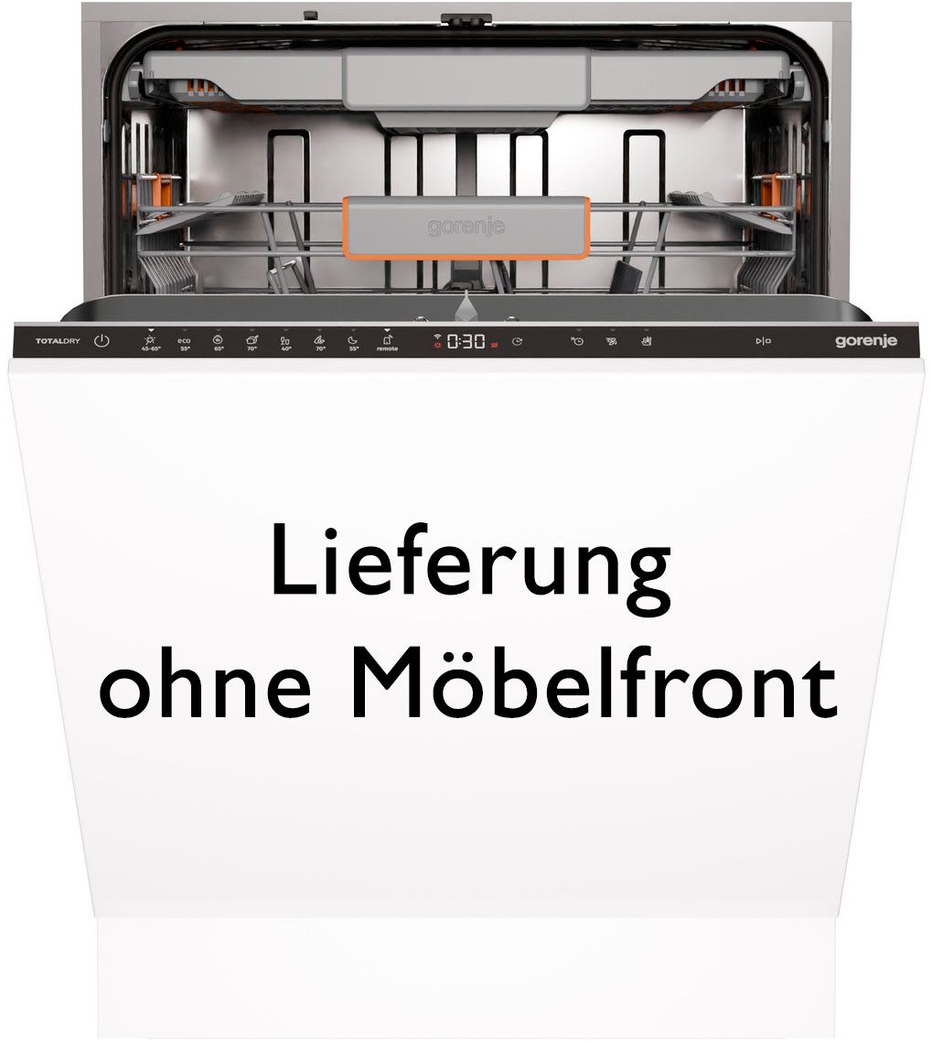 GORENJE vollintegrierbarer Geschirrspüler GV673C65, 9,5 l, 16 Maßgedecke, Energieeffizienzklasse C