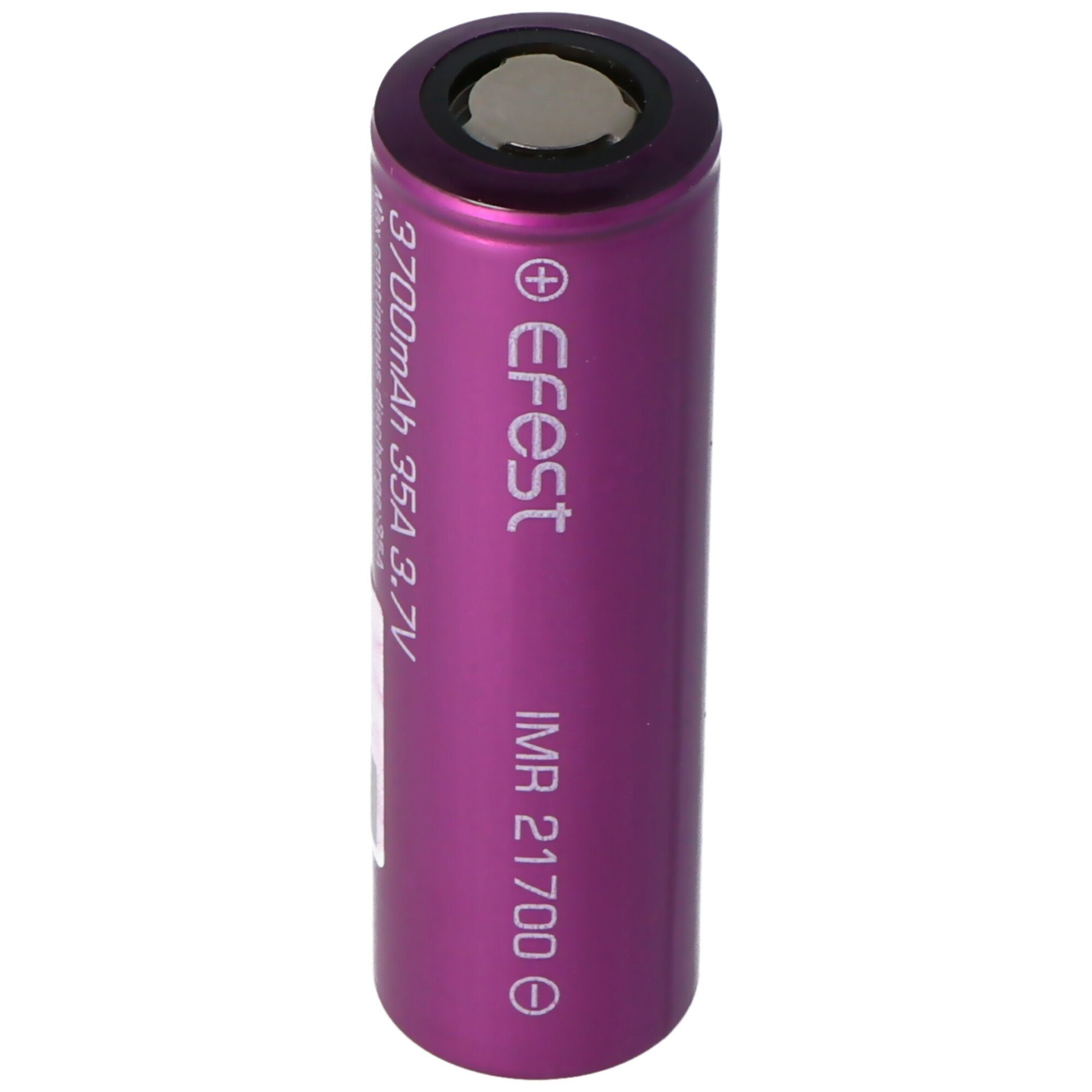 Efest IMR21700 - 3700mAh Li-Ion-Akku, 3,6V - 3,7V min. 3630mAh typ. 3 Akku