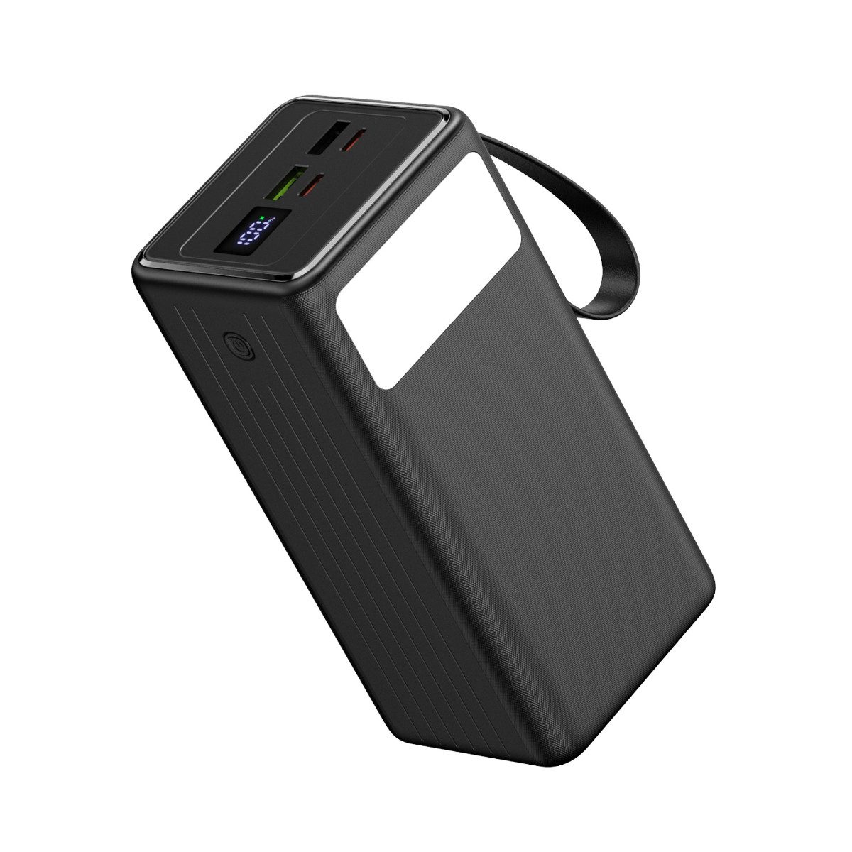 Platinet PMPB5020 Powerbank 50000 mAh (3,7 V), 50000 mAh mit PD 20W und Taschenlampe
