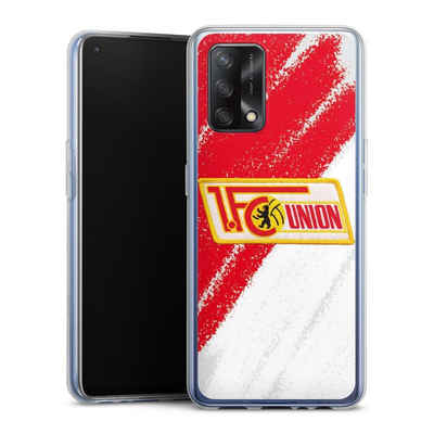 DeinDesign Handyhülle Offizielles Lizenzprodukt 1. FC Union Berlin Logo, Oppo A74 Silikon Hülle Bumper Case Handy Schutzhülle Smartphone Cover
