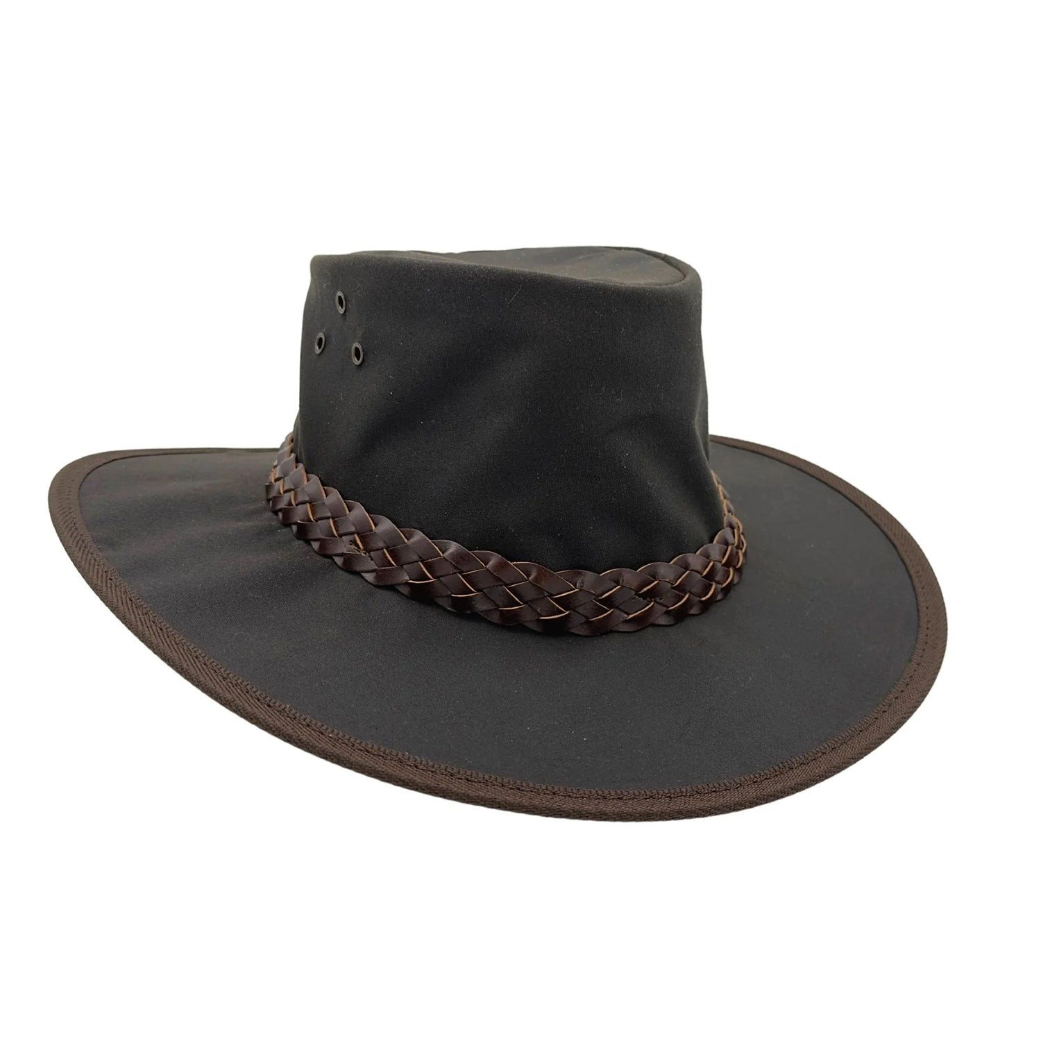 Jacaru Australia Cowboyhut Outbacker Outdoorhut wasserfest faltbar UPF 50+ Hutband optional erhältlich