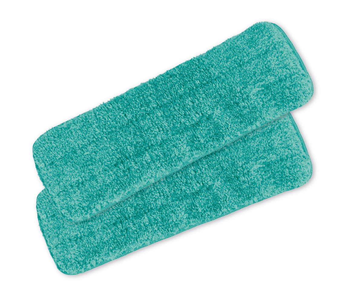 CLEANmaxx Reinigungsbürsten-Set CLEANmaxx Mopp Ersatz-Tücher 2er-Set türkis, Ersatz-Tücher türkis