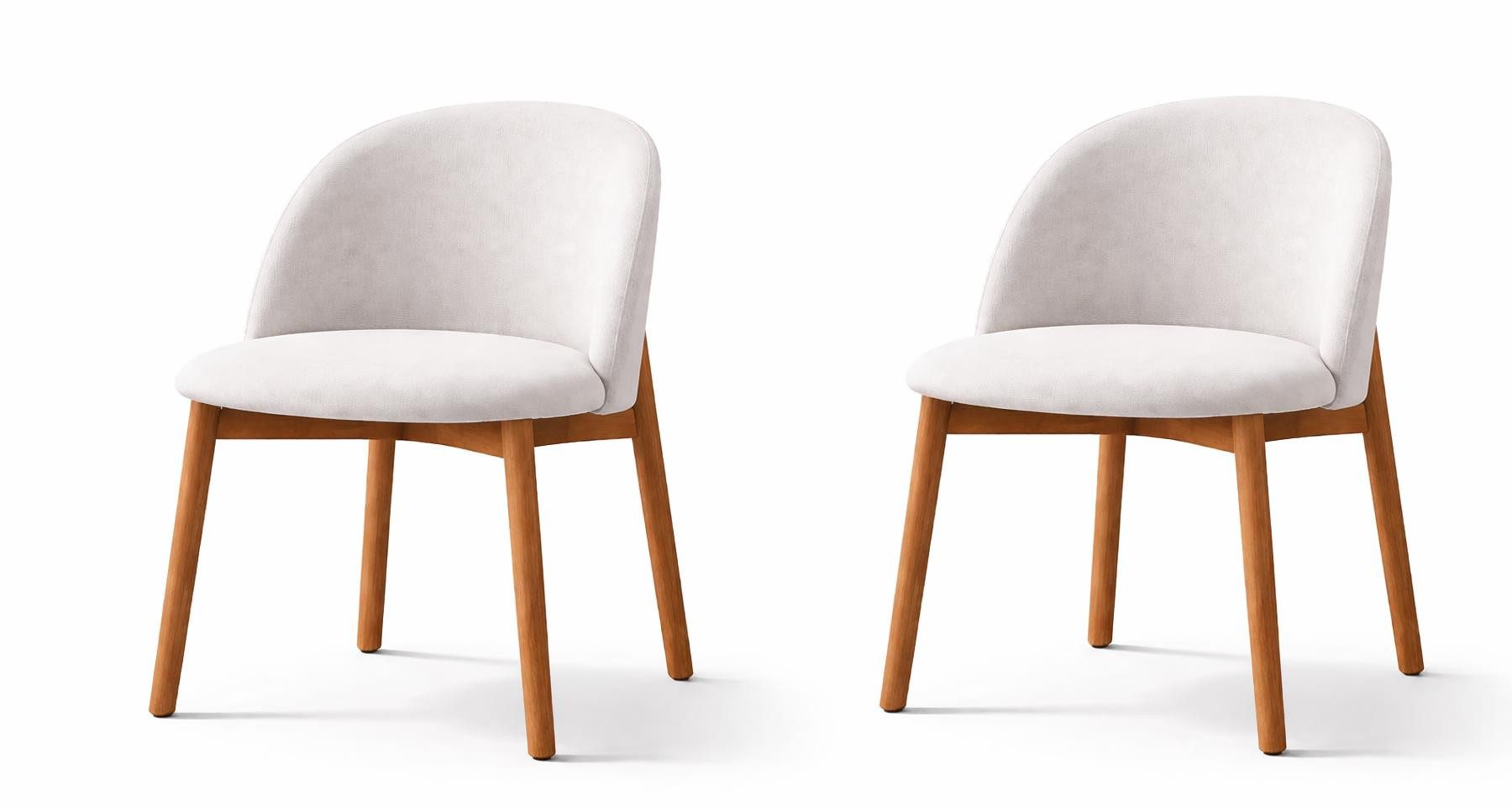 JVmoebel Esszimmerstuhl Elegantes weißes Stuhlset Esszimmerstuhl Küchenstuhl Esszimmermöbel (2 St), Made in Europa