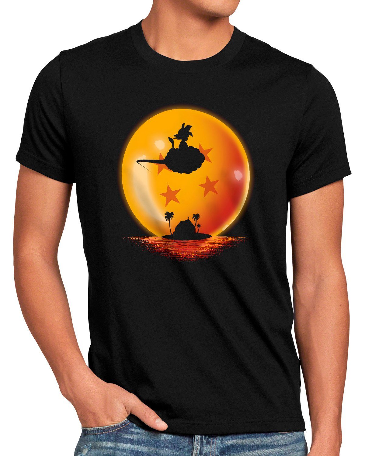 style3 T-Shirt Flying Nimbus super dragonball günstig online kaufen