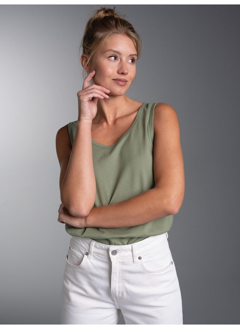 Trigema Unterhemd TRIGEMA Trägershirt aus 100% Baumwolle (1-St)
