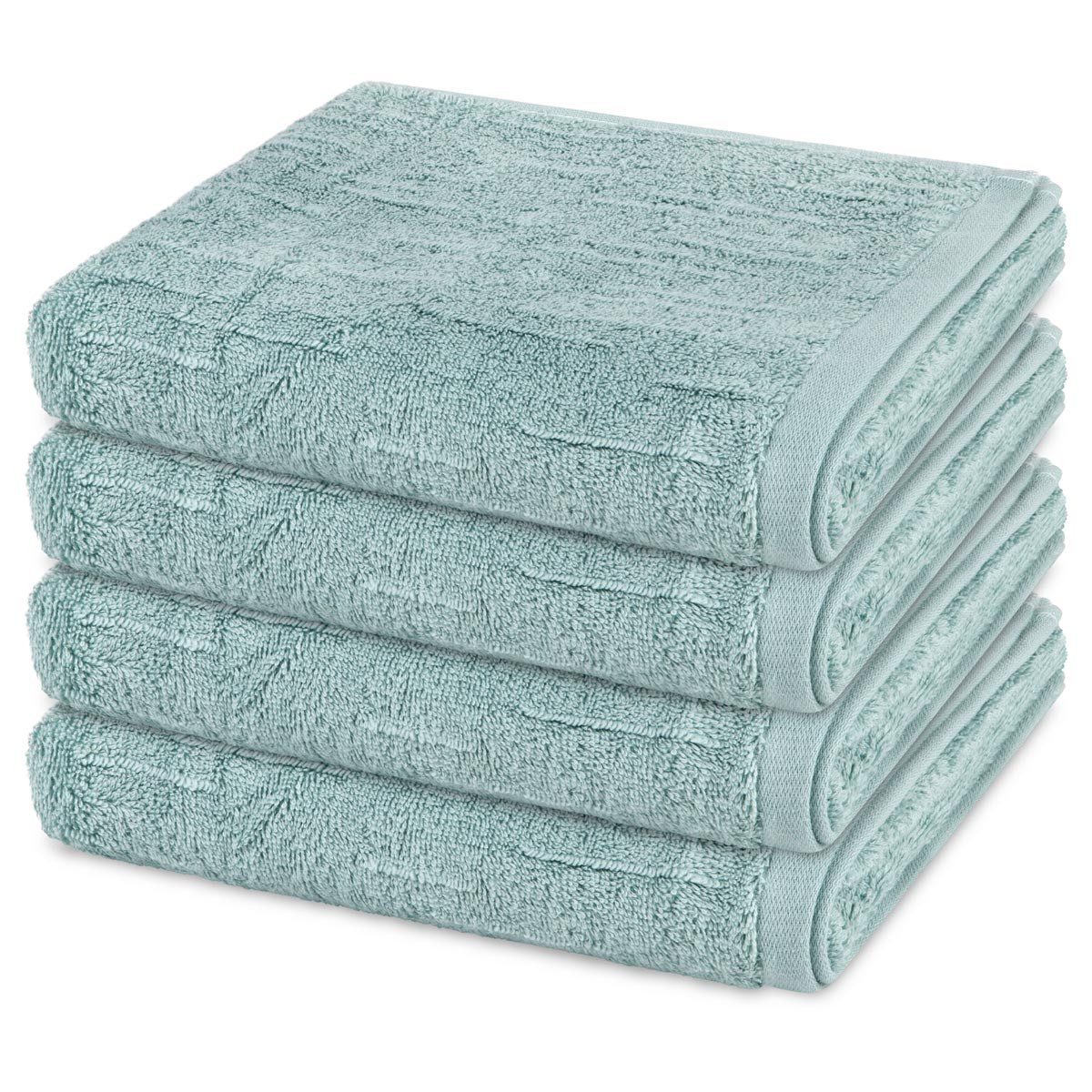ROSS Handtuch Set Premium, Walkfrottee (Spar-Set, 4-St), 4 X Handtuch im Set - Baumwolle - Saugstark