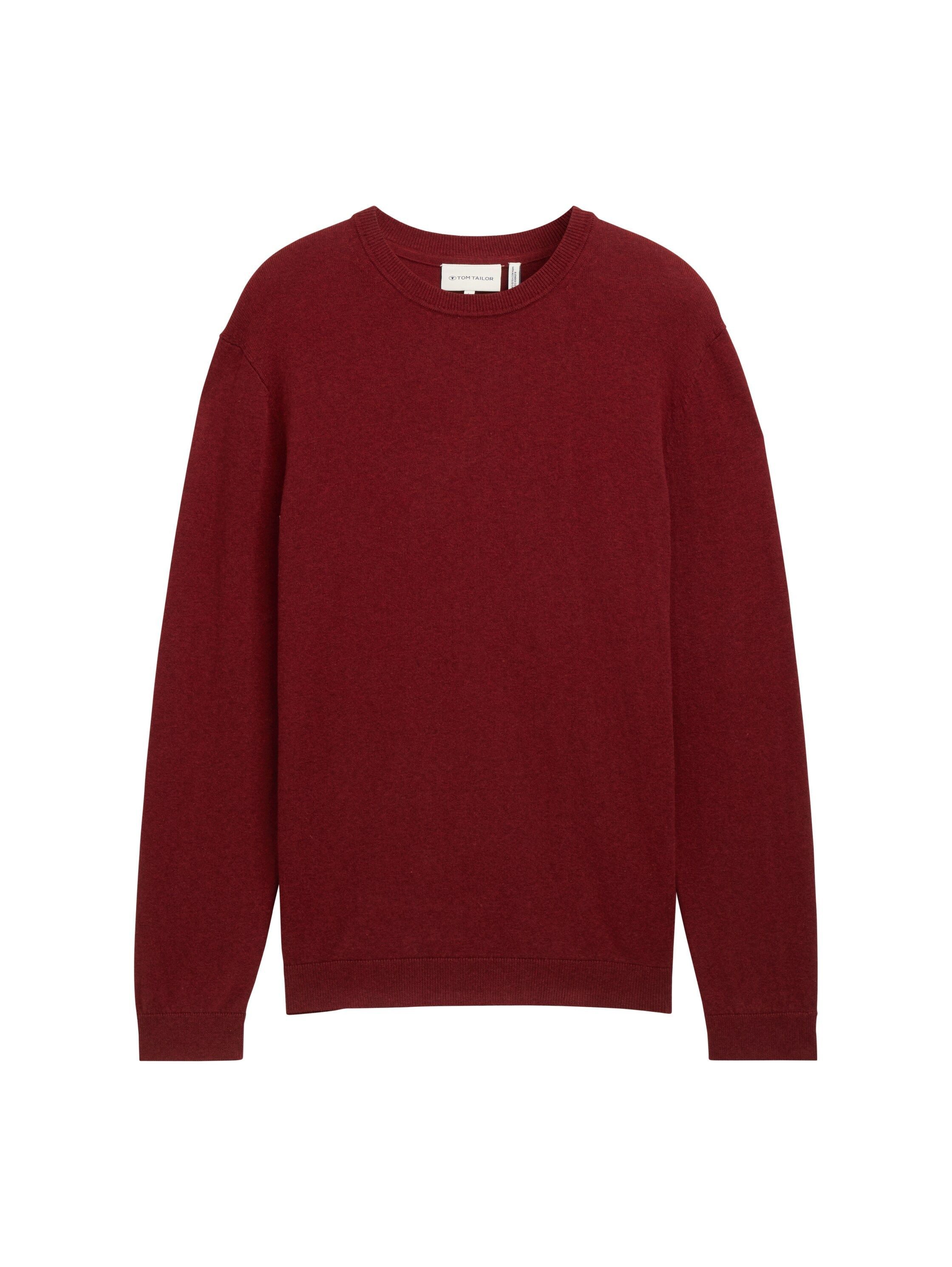 TOM TAILOR Rundhalspullover günstig online kaufen