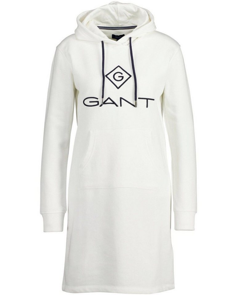 Gant Midikleid Logo Hoodie-Kleid