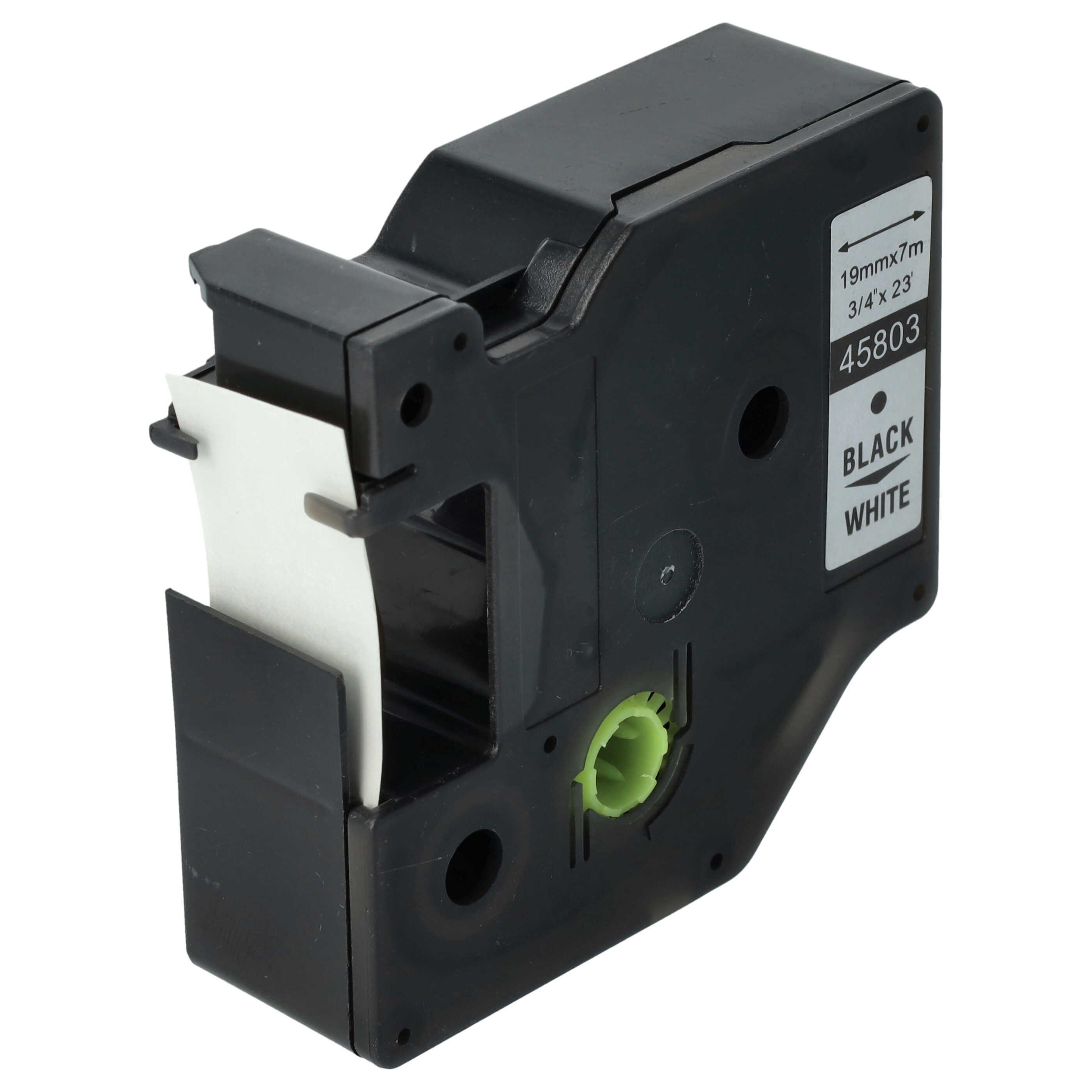 Cinta Dymo Cinta Repuesto Dymo LabelMaker PC2 - 9mm X 7m, Negro Sobre