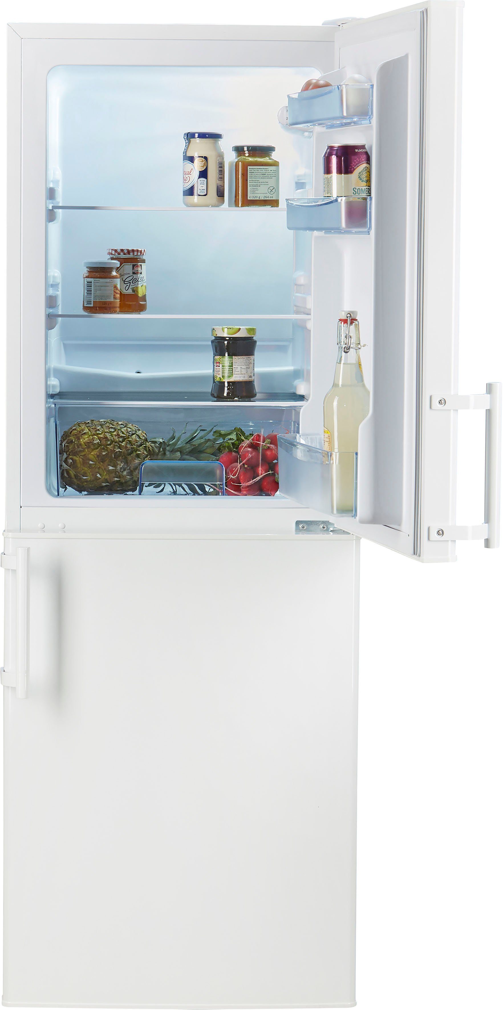 Amica Kühl-/Gefrierkombination KGC 384 110 W, 148 cm hoch, 52 cm breit – Bild 4 von 5