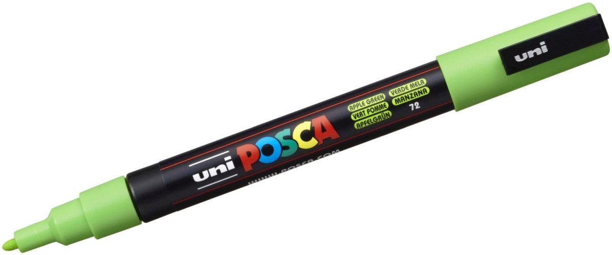 uni-ball Filzstift Fasermaler Uni Posca PC-3M 0,9-1,3mm apfelgrün