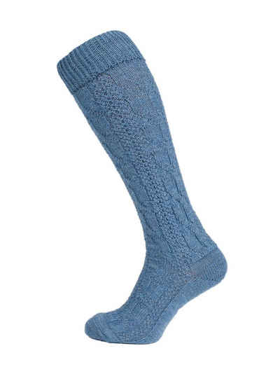 P.S. Schuhmacher Trachtensocken Kniestrümpfe CS555 jeansblau