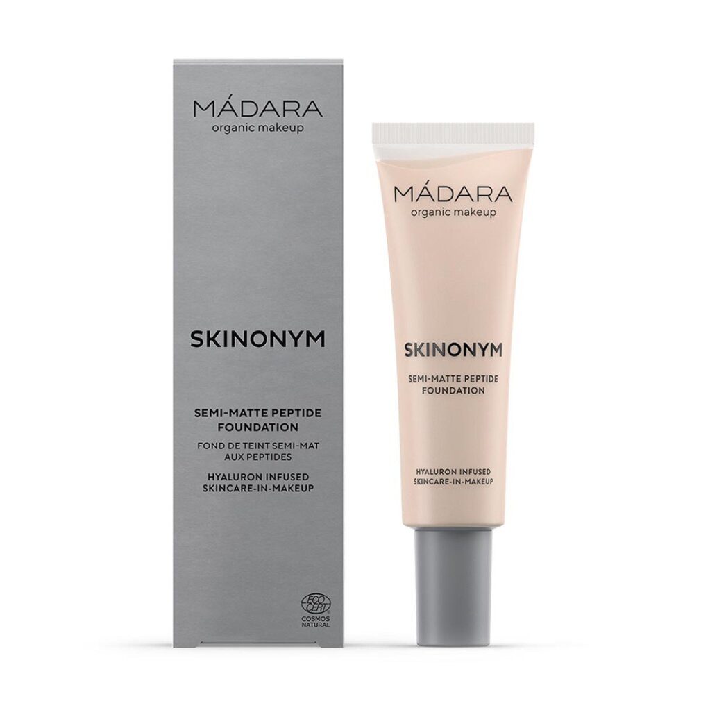 Foundation Halbmattes Make-up mit Skinonym Peptiden 30ml - Farbton: Leinen