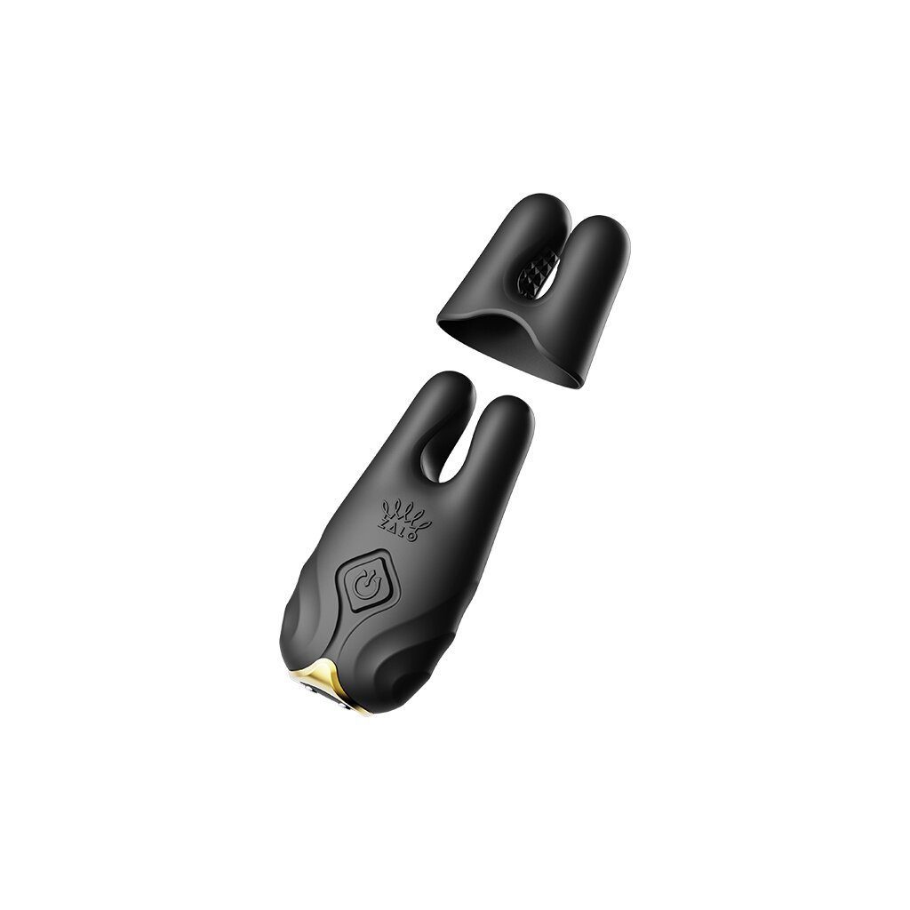 Zalo Mini-Vibrator Zalo Nipple Fernbedienung Black, Wireless Clamps Nave Obsidian Inklusive Vibrating