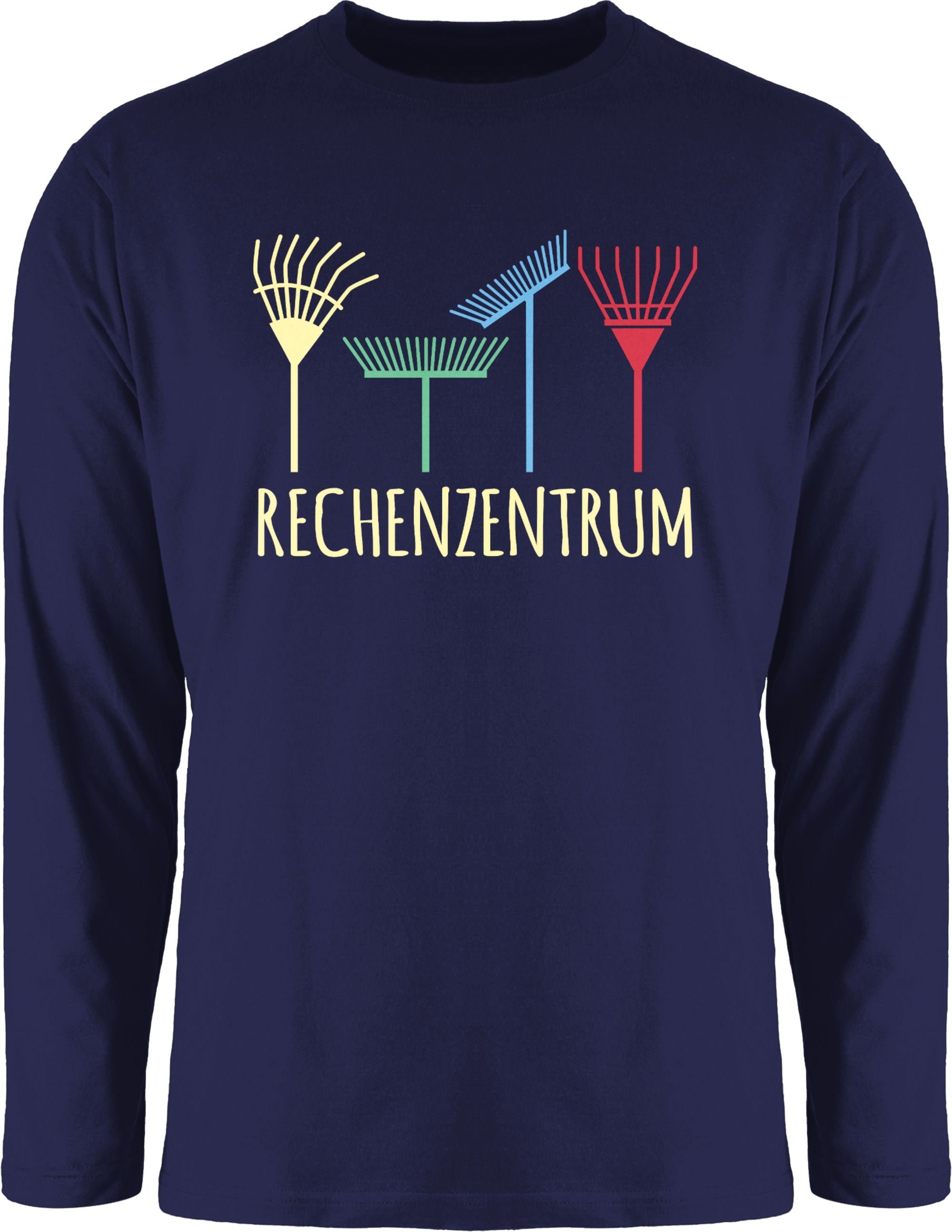 Shirtracer Rundhalsshirt Rechenzentrum - Geschenk Gärtner Gartenarbeit Geschenkidee Hobby Outfit 1 Navy Blau