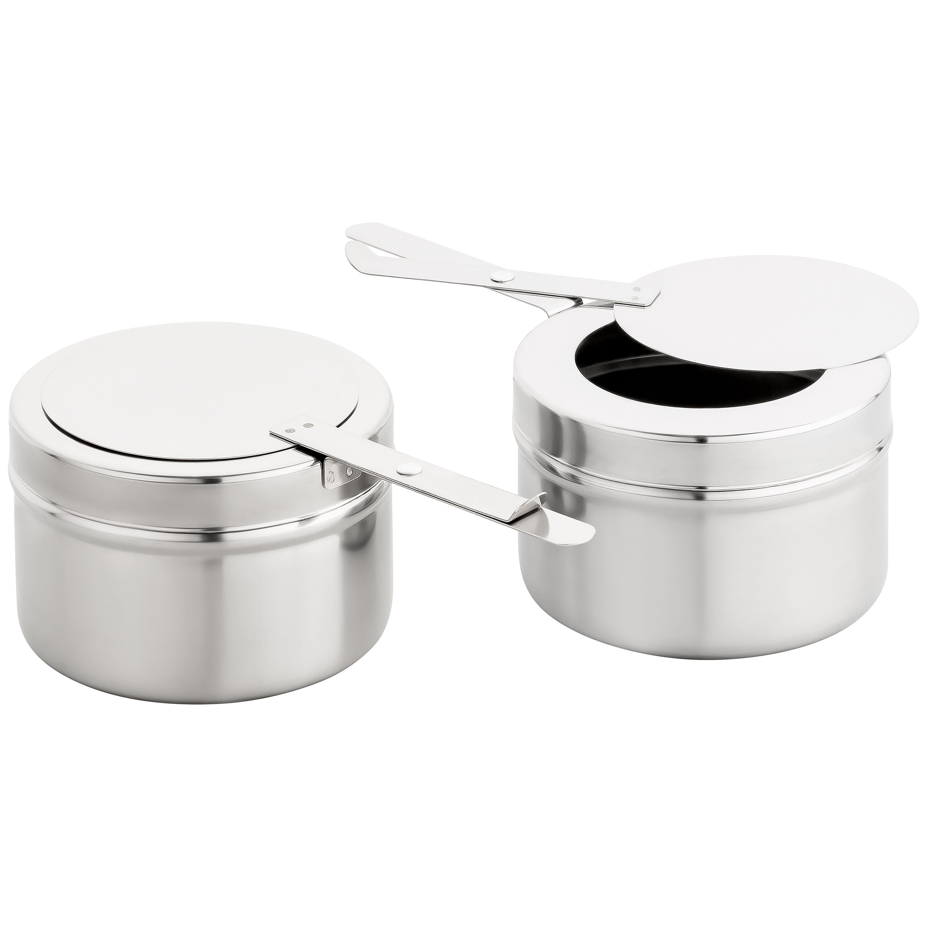 Morleos Speisenwärmer Speisewärmer Chafing Dish GN 1/1 Catering Wärmebehälter, inkl. 1x GN 1/1 Behälter und 2x Brennpastebehälter