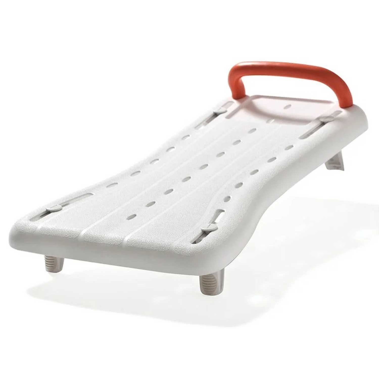 Etac GmbH Badewannenbrett Etac Fresh Badewannenbrett 69 cm mit Haltegriff weiß-orange