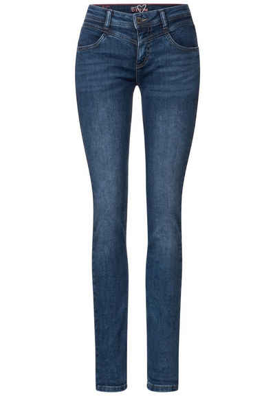 STREET ONE Slim-fit-Jeans QR Jane (1-tlg) Plain/ohne Details
