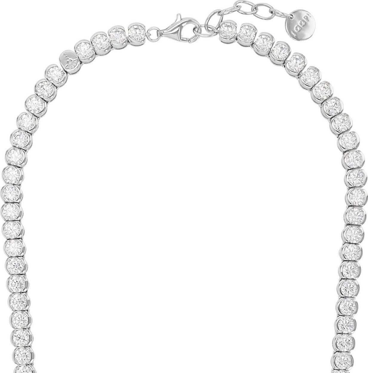 JOOP! Collier Tennisgliederung, mit Zirkonia (synth)