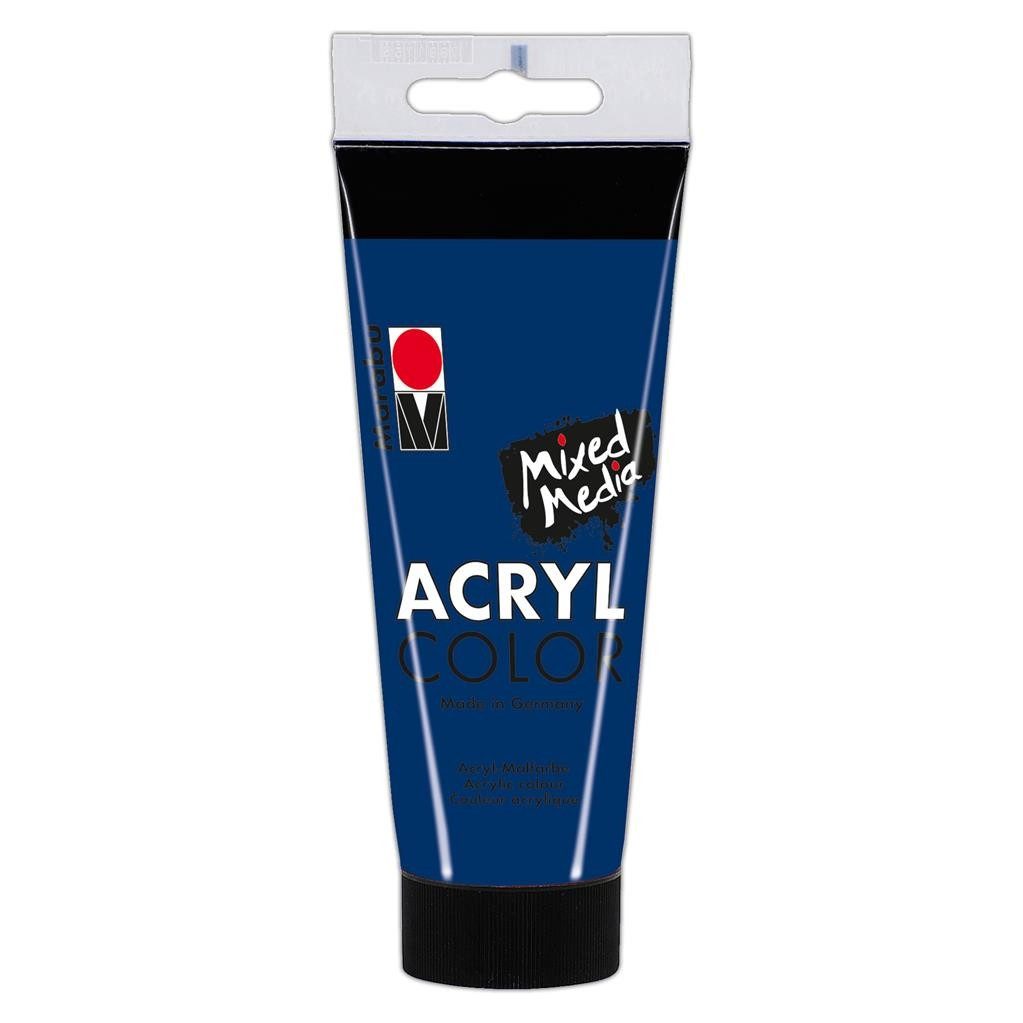 Marabu Acrylfarbe Marabu Acrylfarbe dunkelblau 100 ml