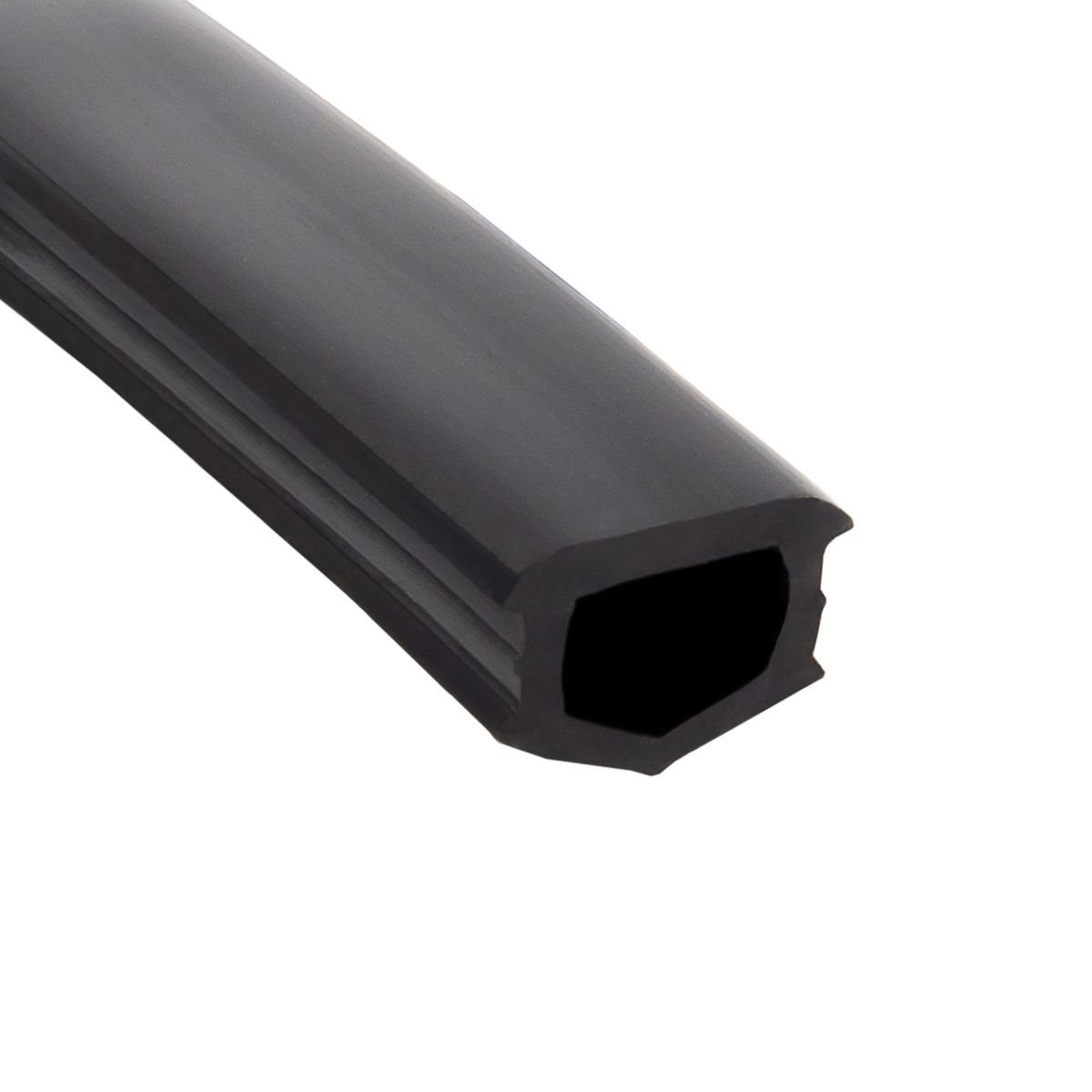 SCHMIDT systemprofile Profil SCHMIDT systemprofile 10m Gummiband Schwarz Nut 8 T-Nut Abdeckprofil