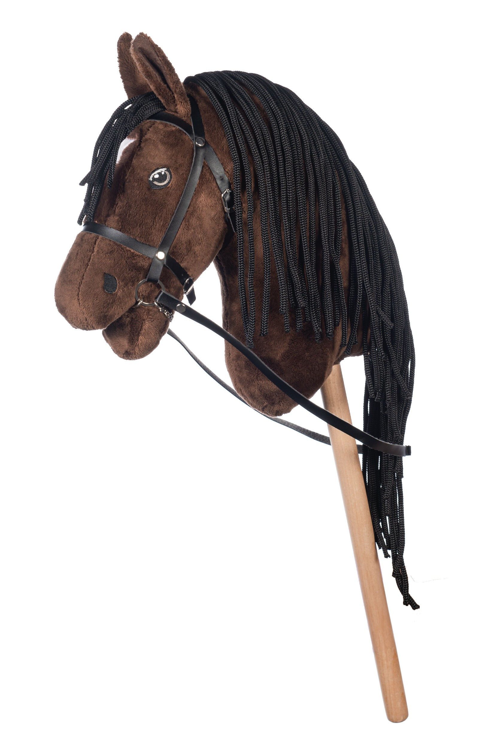 HKM Steckenpferd HKM Hobby Horse Set Deluxe Steckenpferd & Malbuch, Fördert Fantasie, Rollenspiel und Bewegung