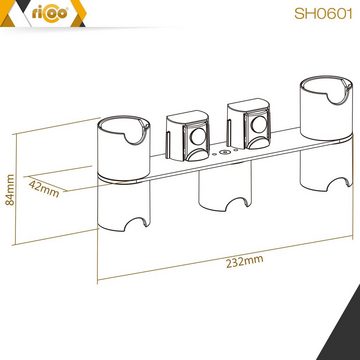 RICOO SH0601 Halterungszubehör, (bis 27 Zoll, schwenkbar neigbar ausziehbar Monitor Wand Halter VESA 100x100)