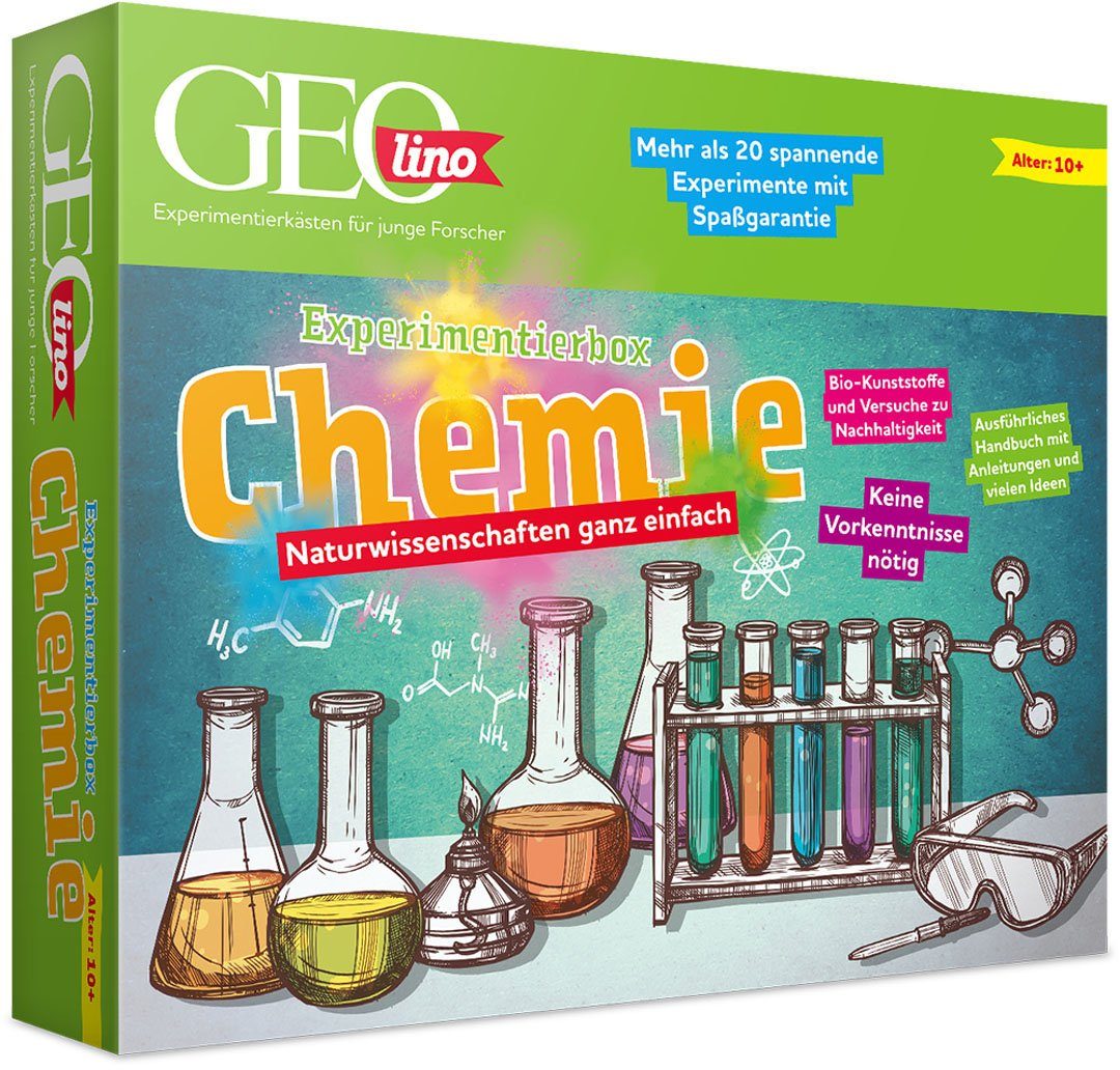 Franzis Experimentierkasten GEOlino, Experimentierbox Chemie,  Experimentierset »GEOlino, Experimentierbox Chemie«