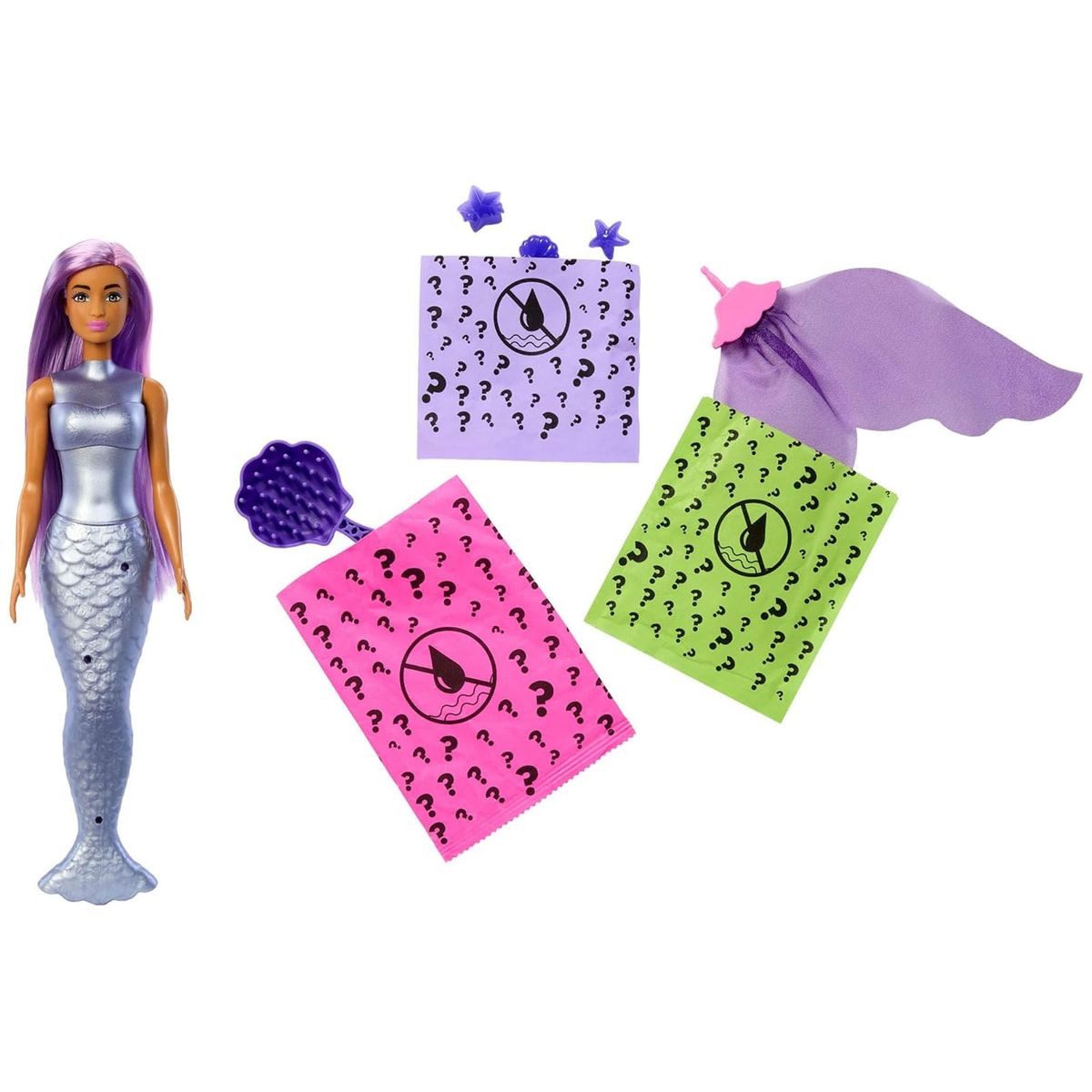 Mattel® Meerjungfrauenpuppe BarbieJFV58sort.ColorRevealMeerjungfrau Puppe+Ü günstig online kaufen