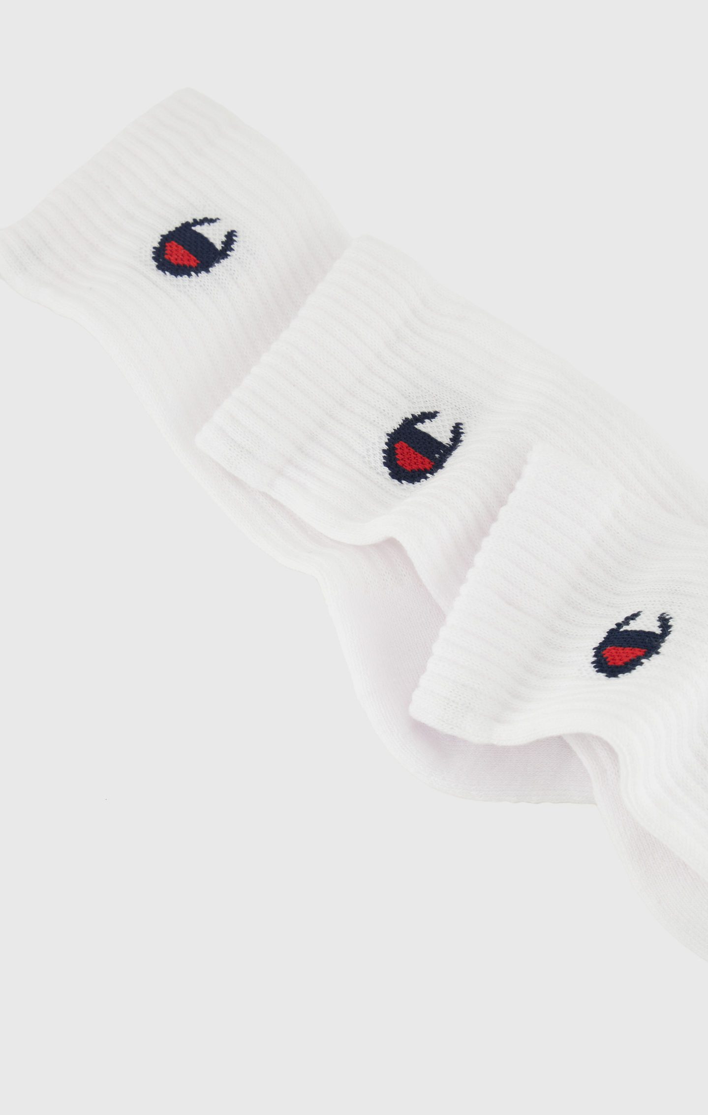 Champion Tennissocken 3 Pack Crew Socks (3-Paar) für sportive Aktivitäten geeignet, 3er-Pack, elastische Passform