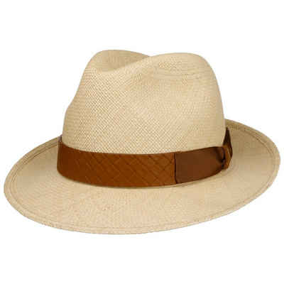 Borsalino Sonnenhut (1-St) Strohhut mit Lederband, Made in Ecuador