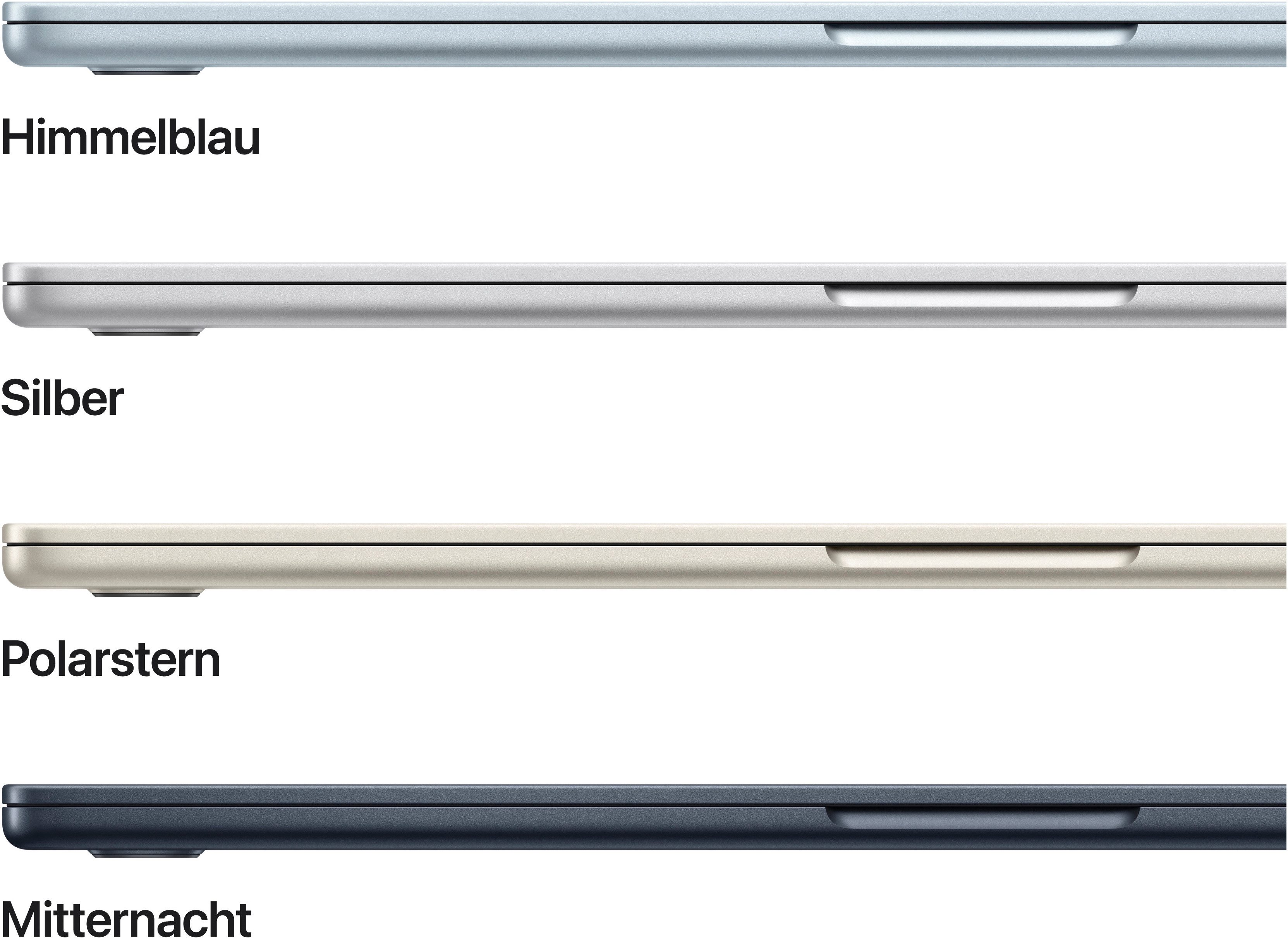 Apple MacBook Air 15" (2025) Notebook (38,86 cm/15,3 Zoll, Apple M4, 10-Core GPU, 16 GB, 512 GB SSD)