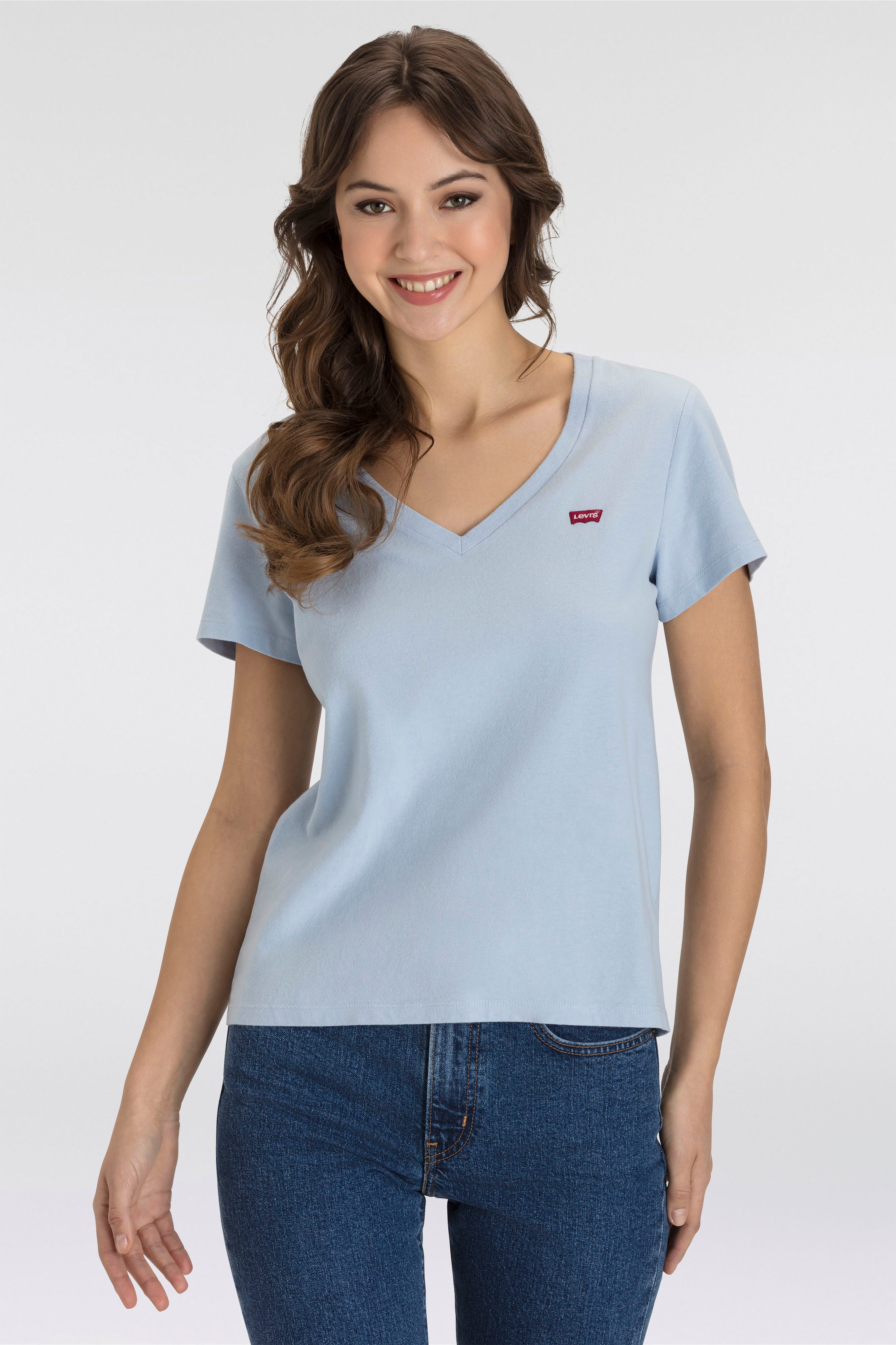 Levi's® V-Shirt Perfect Tee mit kleinem günstig online kaufen