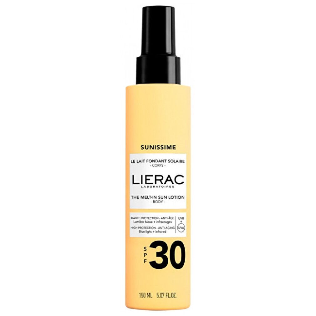 LIERAC Körperpflegemittel SUNISSIME schmelzende Sonnenmilch SPF30 150 ml