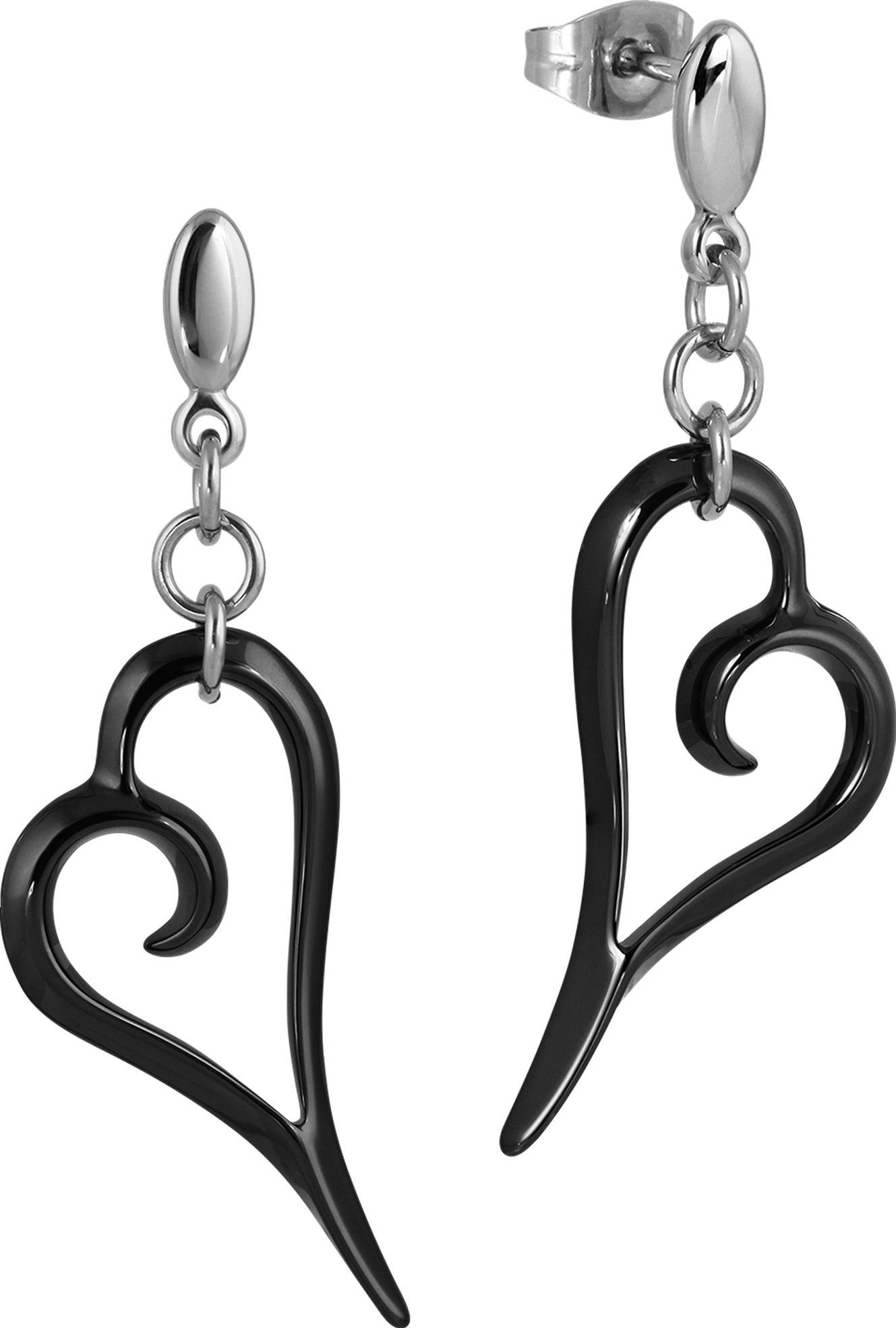 Amello Paar Ohrhänger Amello Ohrringe Edelstahl Keramik (Ohrhänger), Damen günstig online kaufen