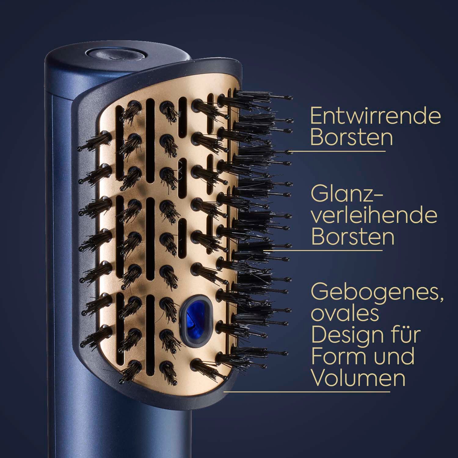 BaByliss Haartrockner BaByliss Air Wand 3-in-1 Multihaarstyler ohne Hitzeschäden, AS6550E, Digitalmotor, Ionen-Technologie, Warmluftbürste mit 2 Aufsätzen