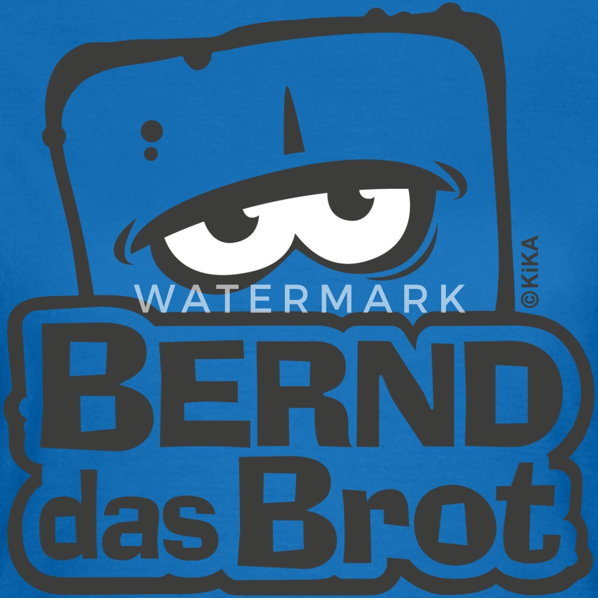 Spreadshirt T-Shirt Bernd Das Brot Logo Schwarz-Weiß Frauen T-Shirt (1-tlg)