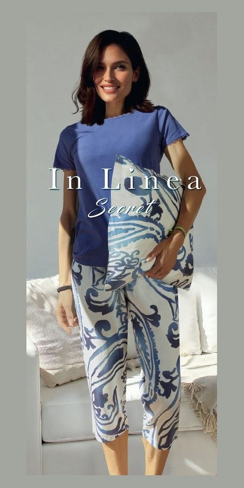 IN LINEA Pyjamaoberteil Da.-Shirt