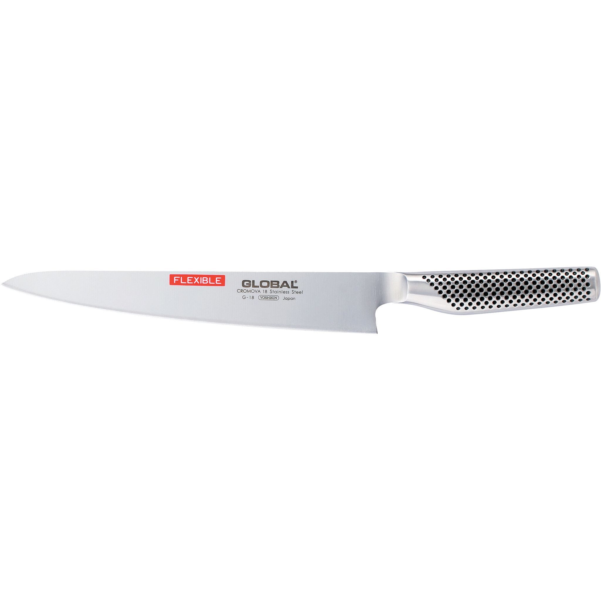 GLOBAL Ausbeinmesser flexibles Filetiermesser 24 cm G-18