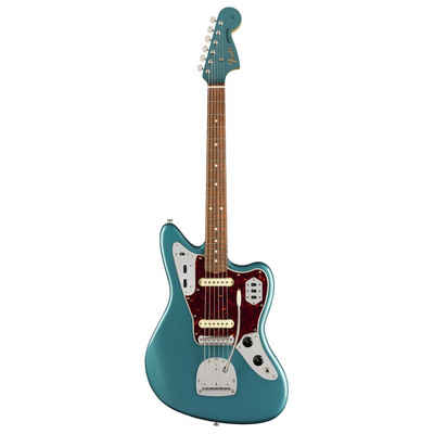 Fender E-Gitarre, Vintera '60s Jaguar PF Ocean Turquoise