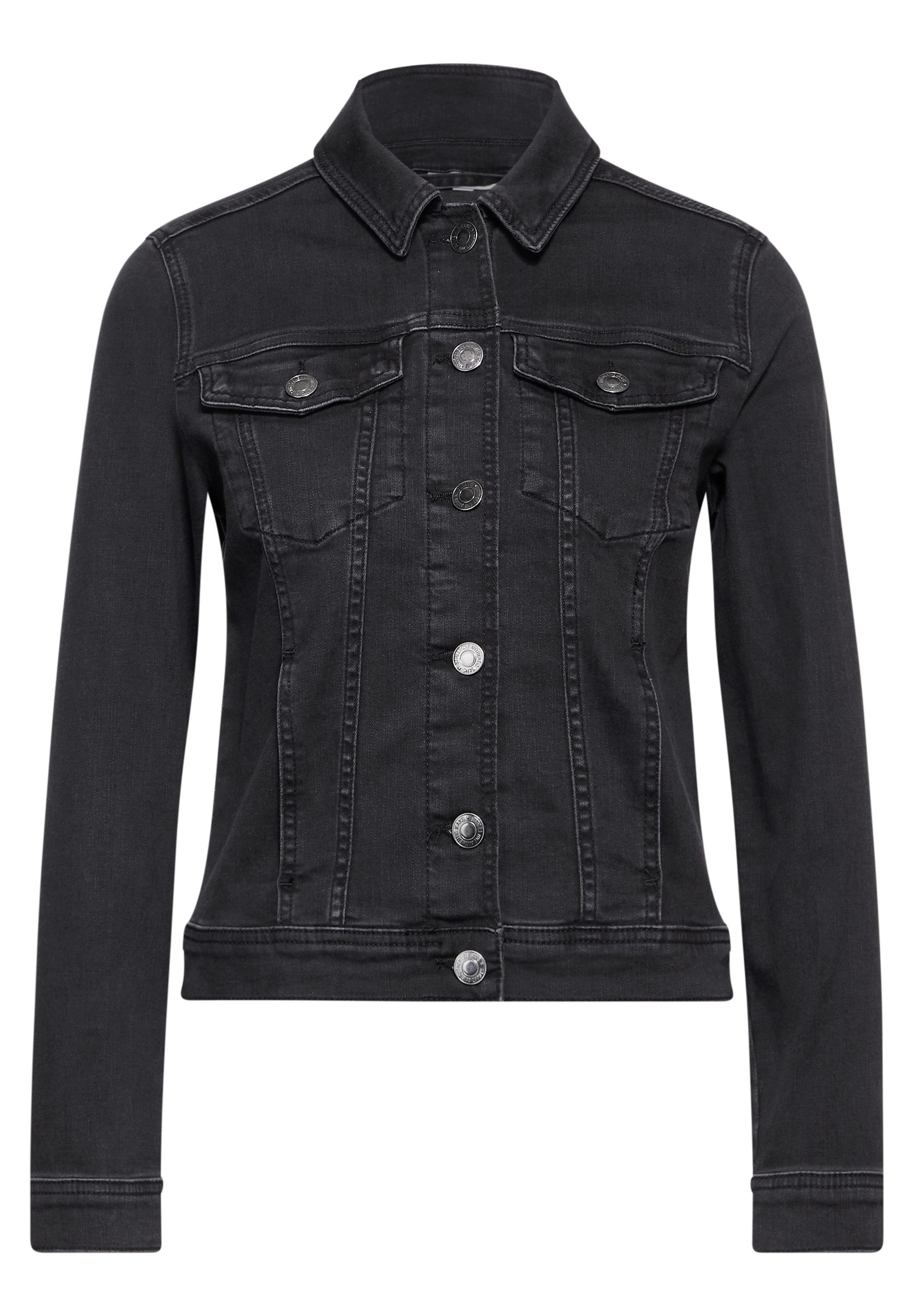 STREET ONE Jeansjacke mit Knopfleiste
