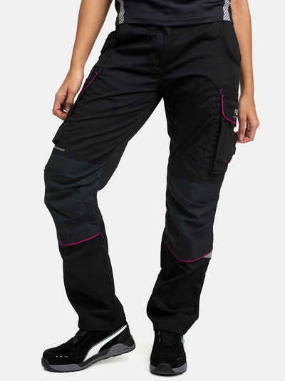 PUMA Workwear Arbeitshose PRECISION X mit vielen Taschen und extra verstärktem Nylon Gewebe für Damen