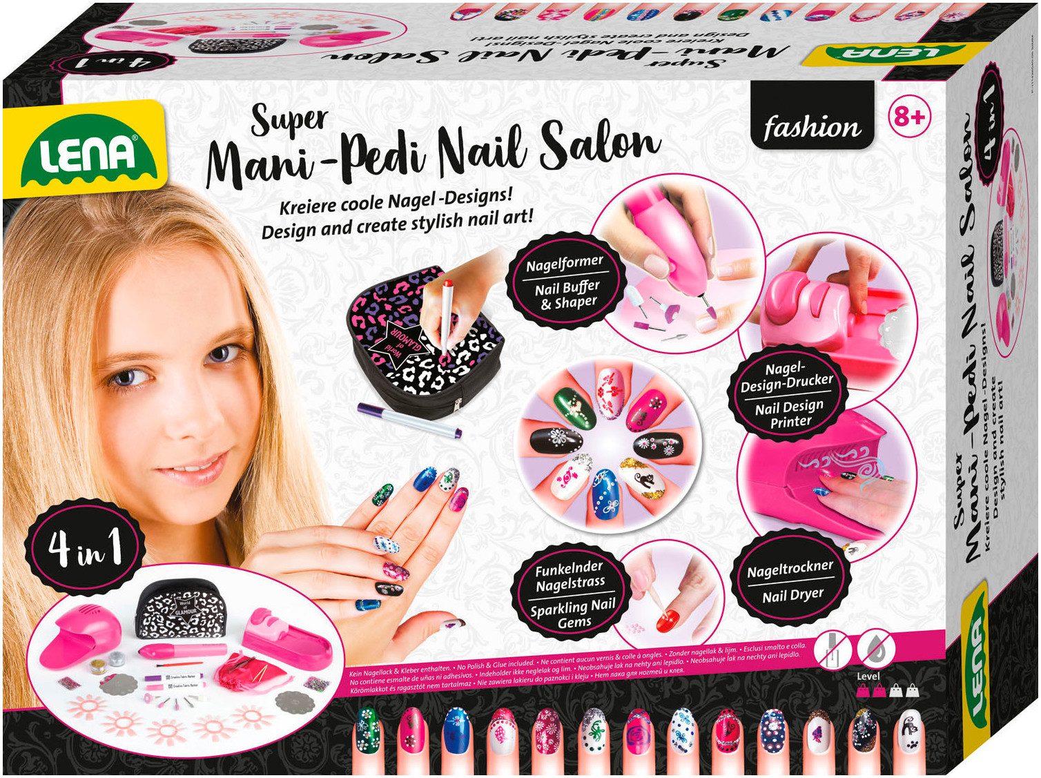 Lena® Kreativset Mani-Pedi Nail Salon