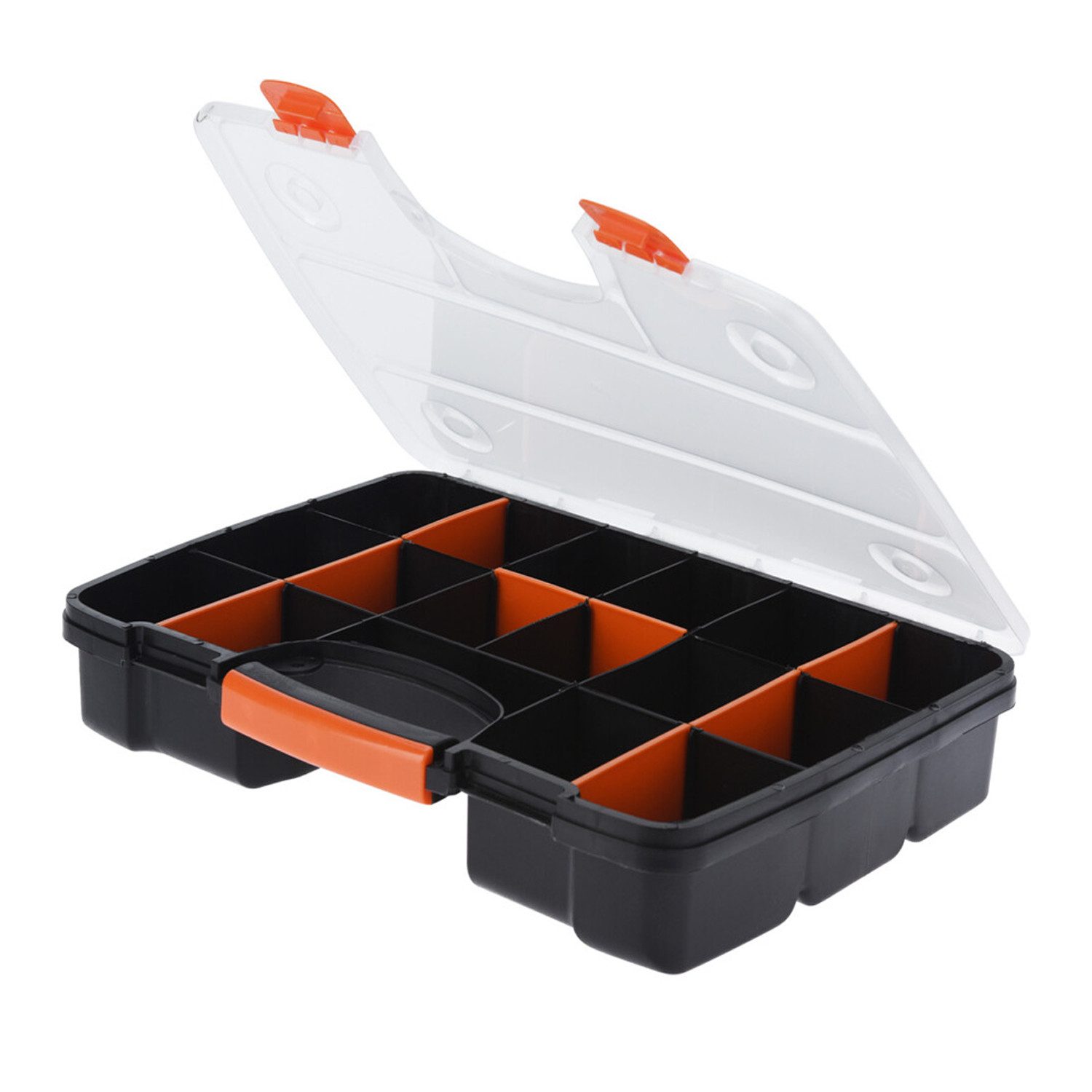Mojawo Uhrenbox 2 Stück XL Organizer Sortimentskasten Kleinteilemagazin Schraubenbox