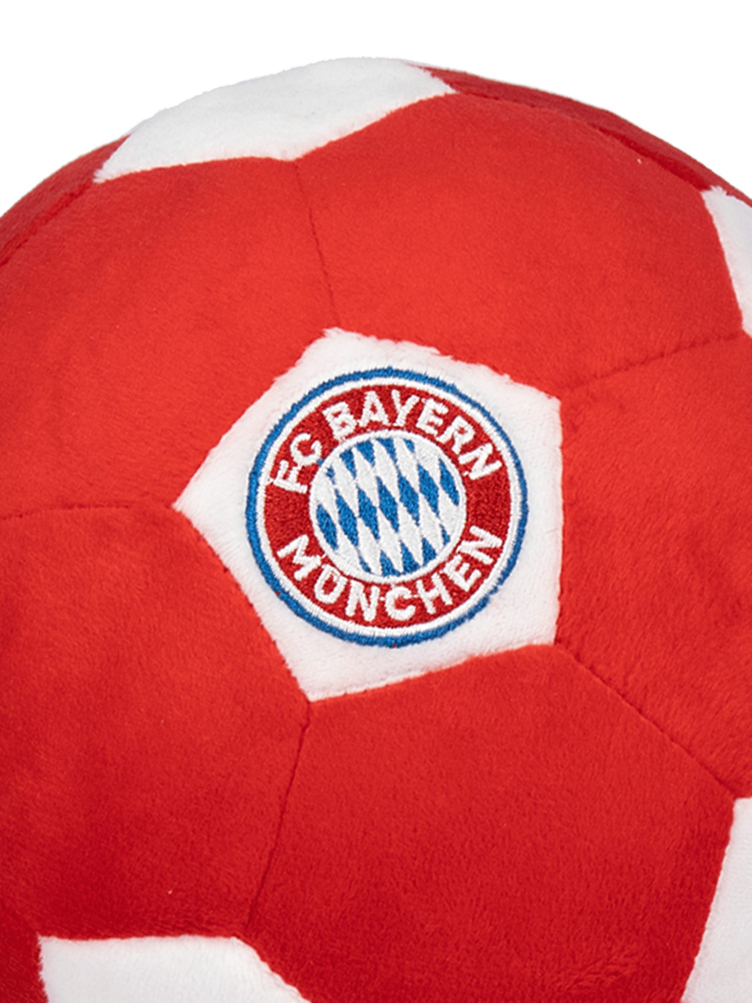 FC Bayern München Greifspielzeug FC Bayern München I Plüschball I Softball I Baby I Rot/Weiß