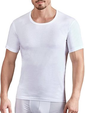 Berrak Collection Unterhemd Kurzarm Rundhals Herren Jersey Business Shirt, Slim fit Weiß, BS1024