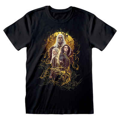 Heroes Inc T-Shirt Geralt, Yennefer & Ciri - The Witcher