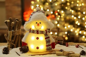 Bambelaa! Weihnachtsfigur Bambelaa! Schneemann Frosty Deko LED Figuren Weihnachten Klein Winter