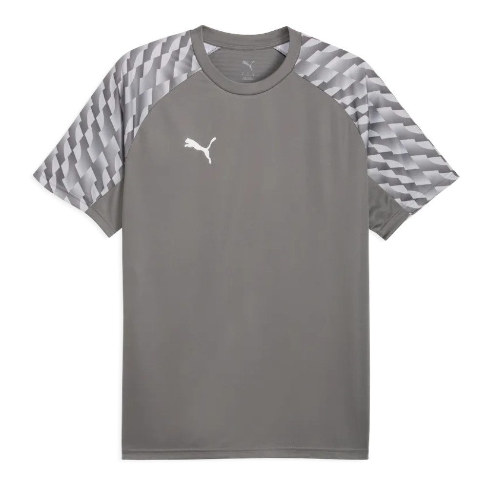 PUMA T-Shirt teamLIGA26 Jersey (100% rec. Polyester, atmungsaktiv) grau Herren